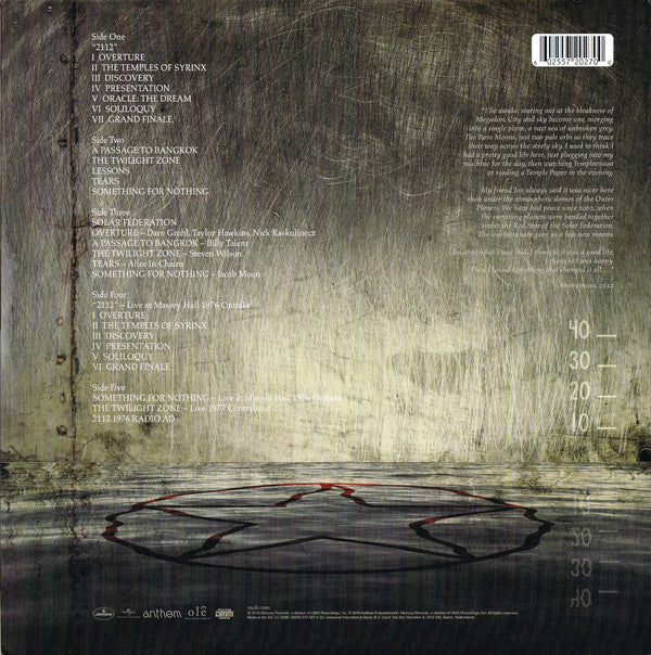 Rush : 2112 (40th Anniversary) (LP + LP + LP, S/Sided, Etch + Album, Dlx, RM)