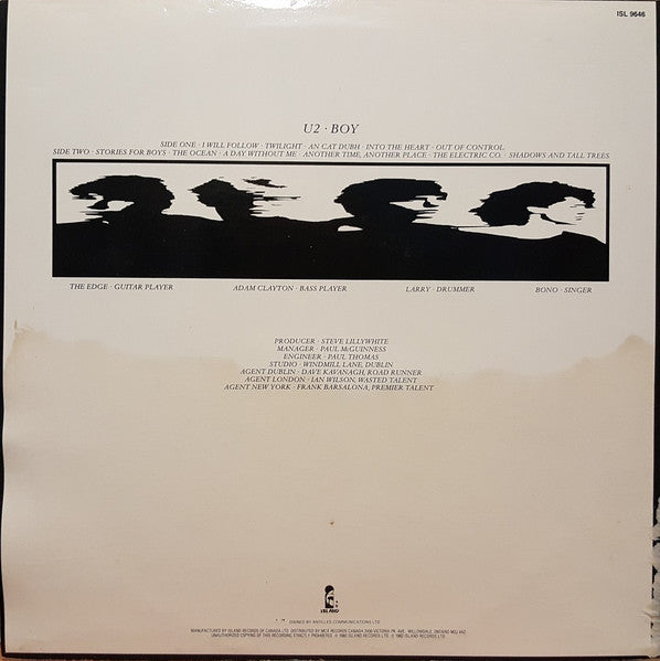 U2 : Boy (LP, Album, RE)