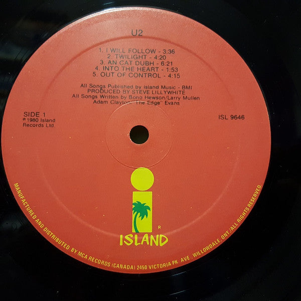 U2 : Boy (LP, Album, RE)