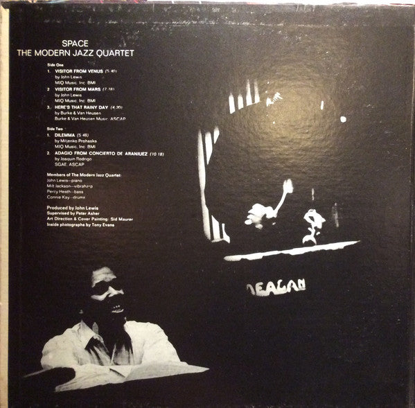 The Modern Jazz Quartet : Space (LP, Album, Gat)
