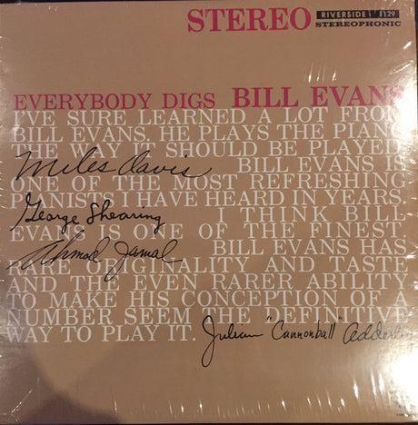 The Bill Evans Trio : Everybody Digs Bill Evans (LP, Album, RE, RP)