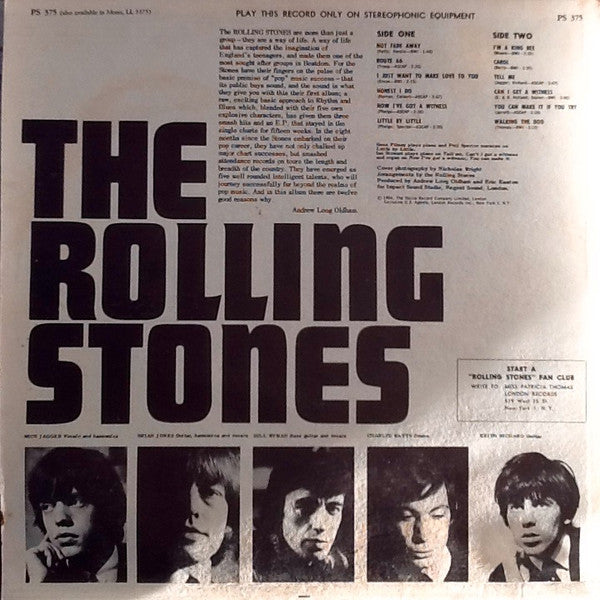 The Rolling Stones : England's Newest Hit Makers (LP, Album, RP)