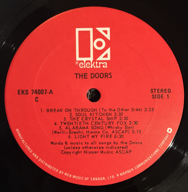 The Doors : The Doors (LP, Album, RE, Don)