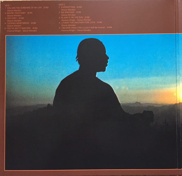 Stevie Wonder : Talking Book (LP, Album, RE, 180)