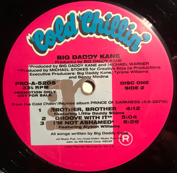 Big Daddy Kane : Prince Of Darkness (2xLP, Album, Promo)