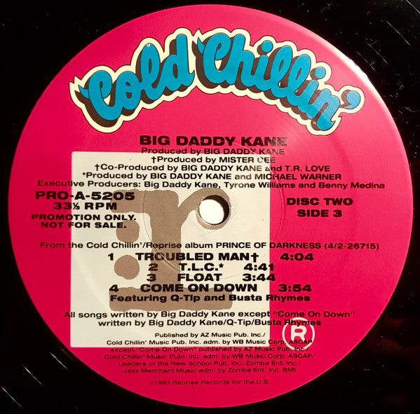 Big Daddy Kane : Prince Of Darkness (2xLP, Album, Promo)