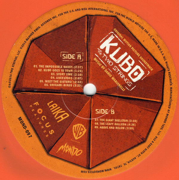 Dario Marianelli : Kubo and the Two Strings - Original Motion Picture Soundtrack (LP, Sun + LP, Moo)