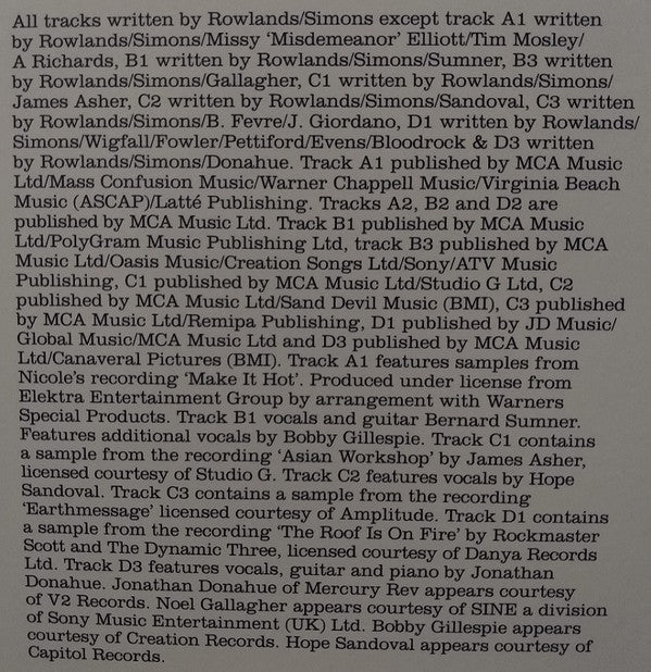 The Chemical Brothers : Surrender (2xLP, Album, RE, Gat)