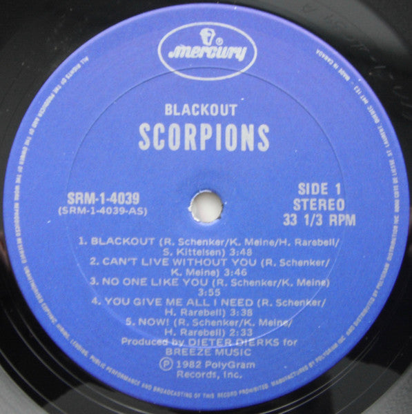 Scorpions : Blackout (LP, Album)