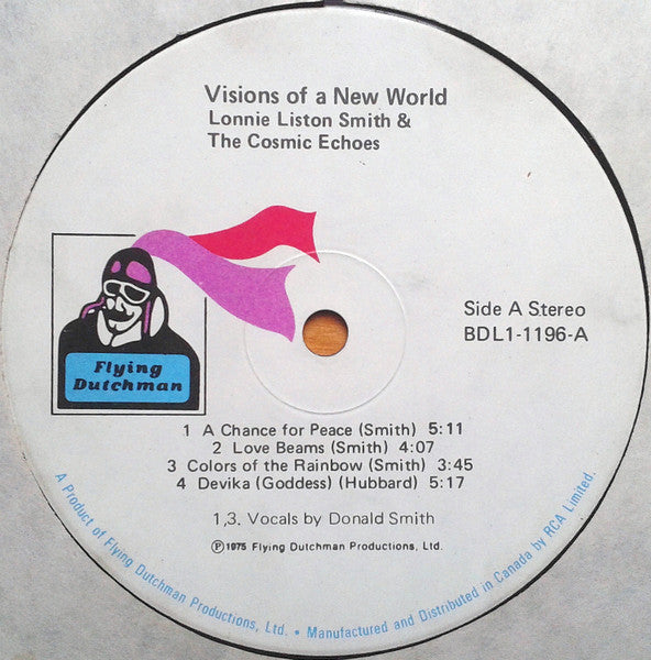 Lonnie Liston Smith And The Cosmic Echoes : Visions Of A New World (LP, Album, RE, Gat)