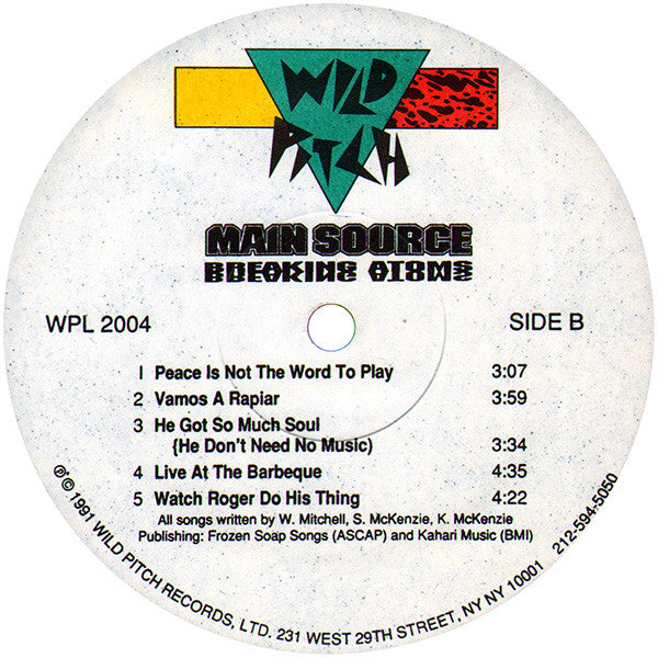 Main Source : Breaking Atoms (LP, Album)