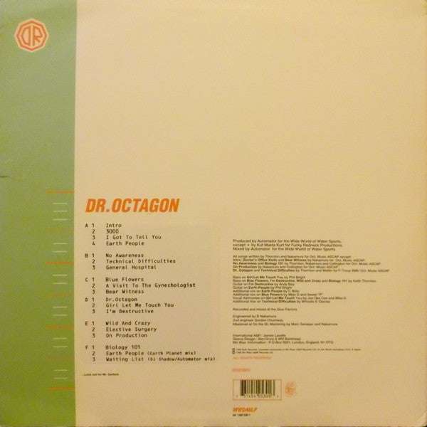 Dr. Octagon : Dr. Octagon (3xLP, Album)