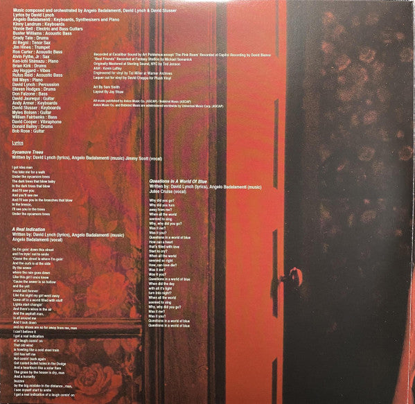 Angelo Badalamenti : Twin Peaks: Fire Walk With Me (2xLP, Album, RE, RM, Red)
