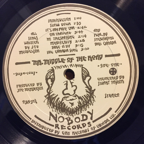 Joe Mendelson (2) : Mr Middle Of The Road (LP, Album)