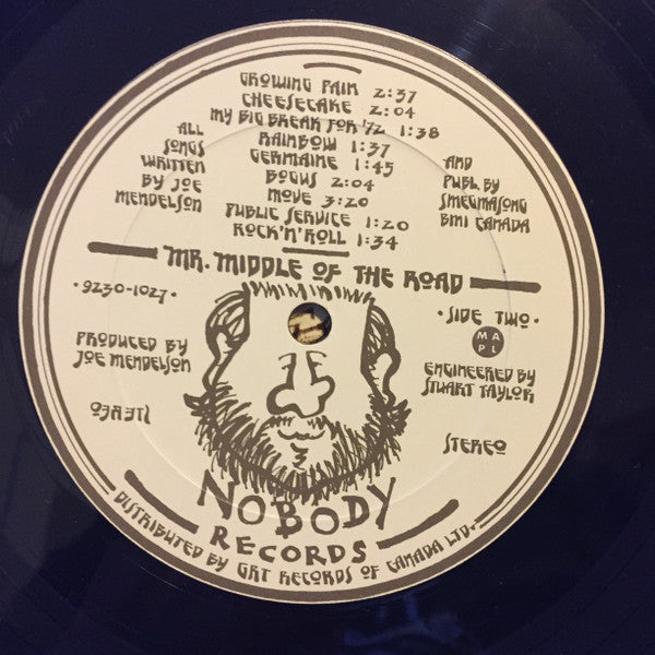 Joe Mendelson (2) : Mr Middle Of The Road (LP, Album)