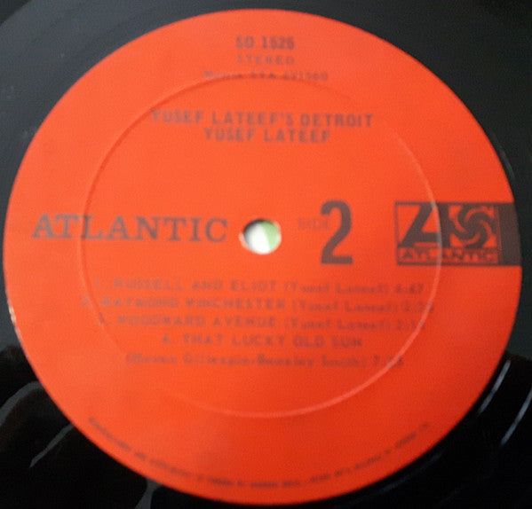 Yusef Lateef : Yusef Lateef's Detroit Latitude 42° 30' Longitude 83° (LP, Album)