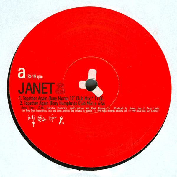 Janet Jackson : Together Again (12")