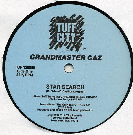 Grandmaster Caz : Star Search (12")
