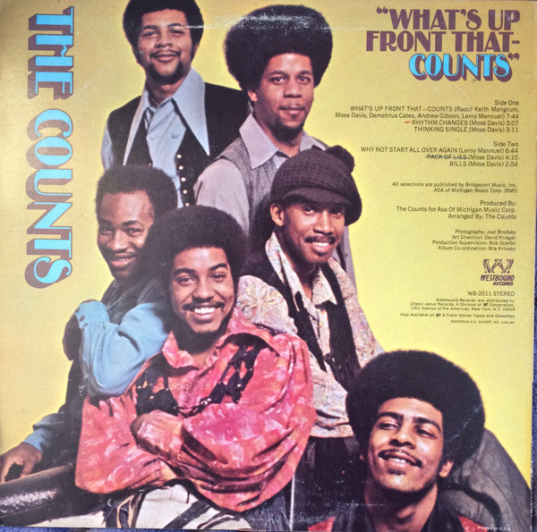 The Counts : What's Up Front That-Counts (LP, Album)