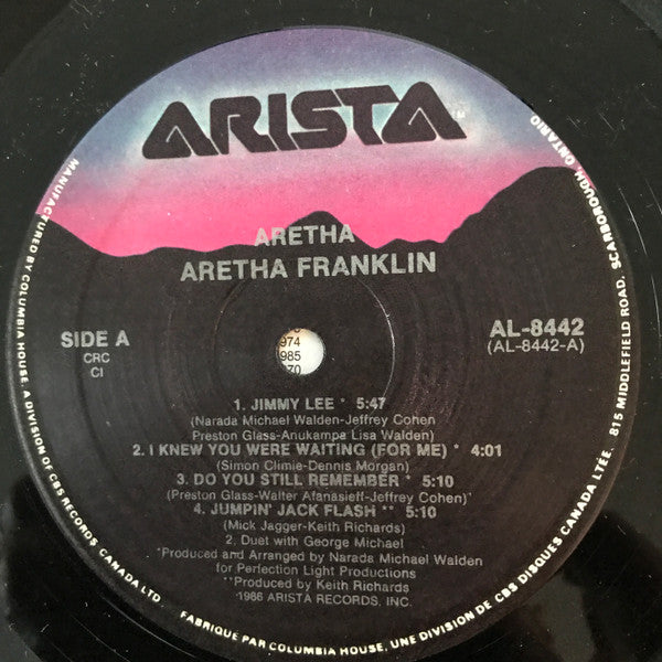 Aretha Franklin : Aretha (LP, Album, Club)
