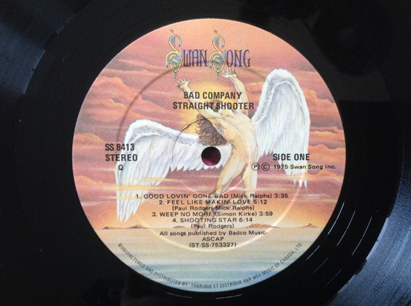 Bad Company (3) : Straight Shooter (LP, Album)