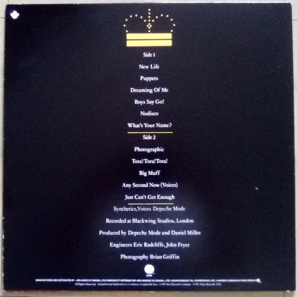 Depeche Mode : Speak & Spell (LP, Album)