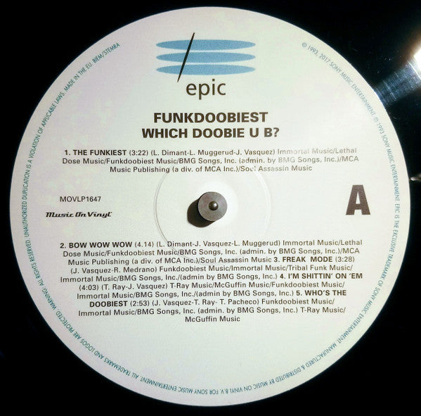 Funkdoobiest : Which Doobie U B? (LP, Album, RE, 180)