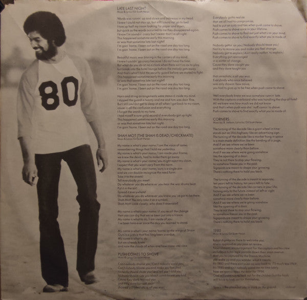 Gil Scott-Heron & Brian Jackson : 1980 (LP, Album, Ter)
