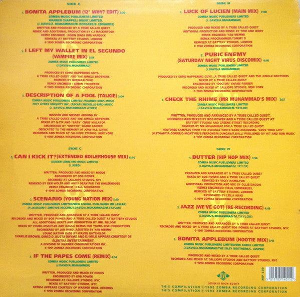 A Tribe Called Quest : Revised Quest For The Seasoned Traveller (2xLP, Comp)