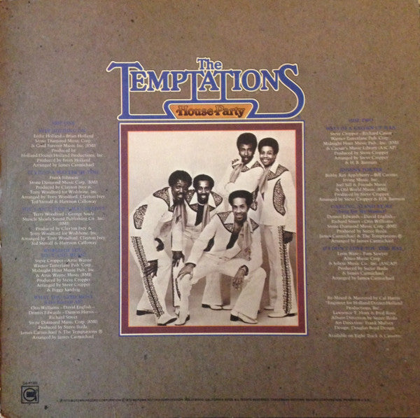 The Temptations : House Party (LP, Album)