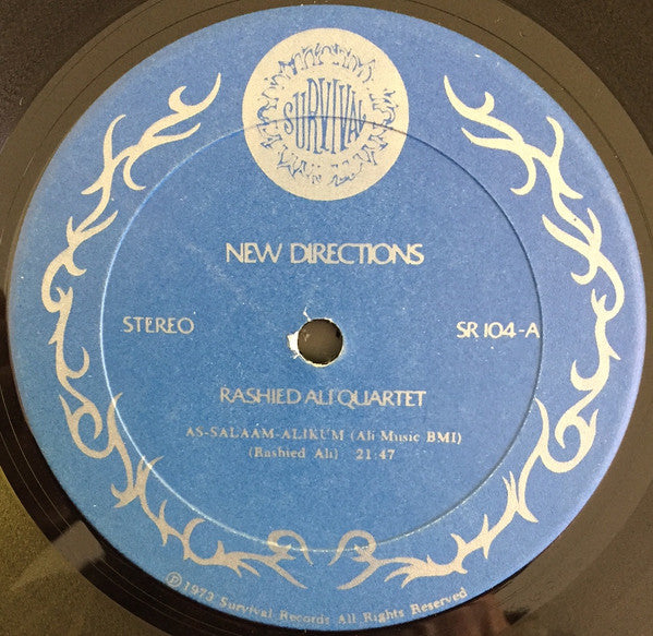 Rashied Ali Quartet : New Directions In Modern Music (LP, Album, Blu)