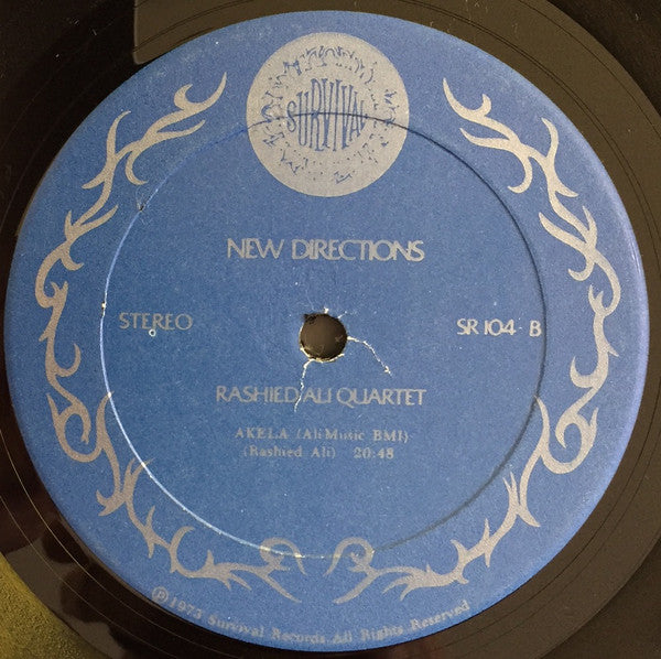 Rashied Ali Quartet : New Directions In Modern Music (LP, Album, Blu)