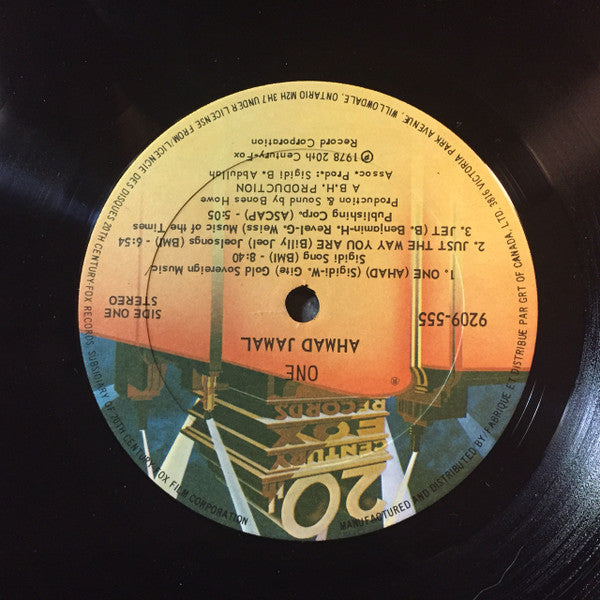 Ahmad Jamal : One (LP, Album)