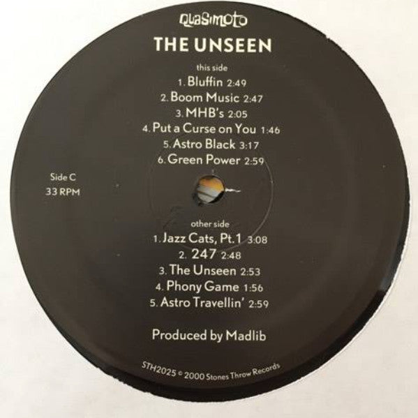 Quasimoto : The Unseen (2xLP, Album, RP)