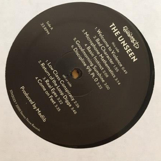 Quasimoto : The Unseen (2xLP, Album, RP)