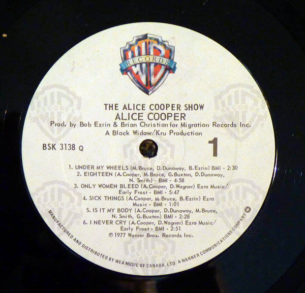 Alice Cooper (2) : The Alice Cooper Show (LP, Album, RE)