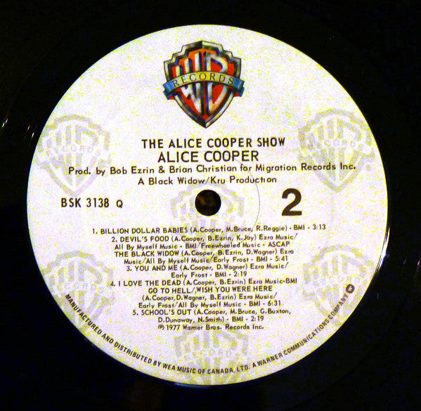 Alice Cooper (2) : The Alice Cooper Show (LP, Album, RE)