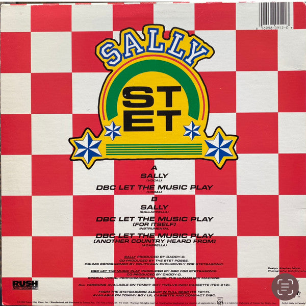 Stetsasonic : Sally / DBC Let The Music Play (12")