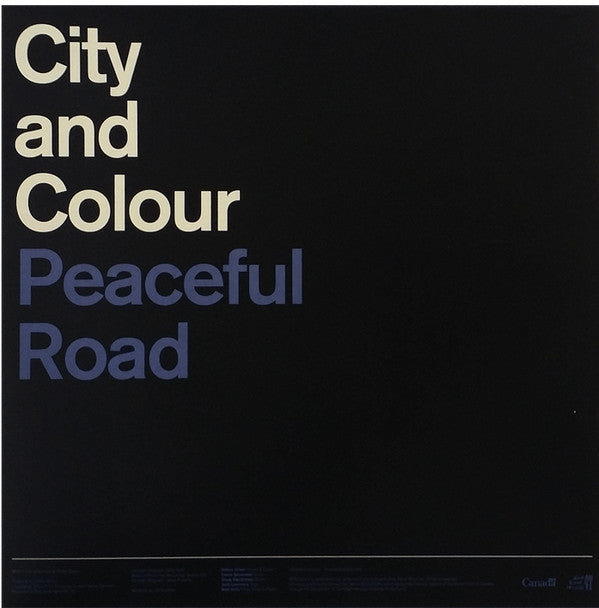 City And Colour : Peaceful Road / Rain (12", Single)