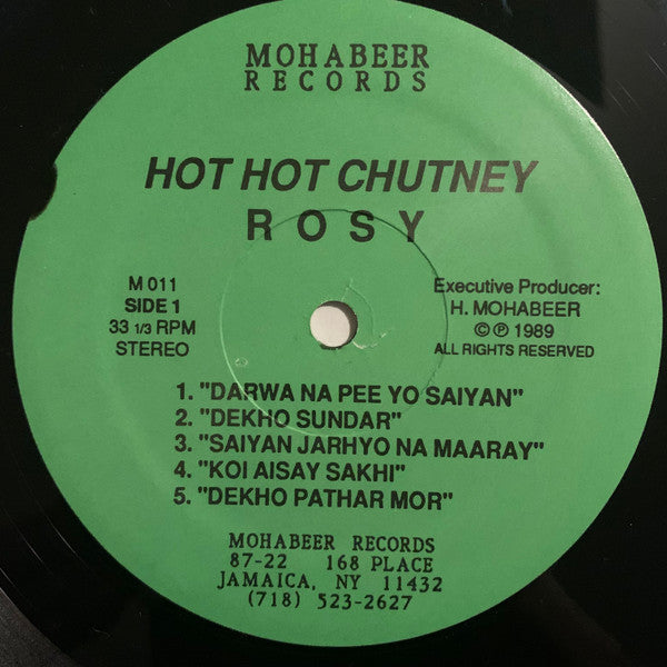 Rosy Siew : Hot Hot Chutney (LP)
