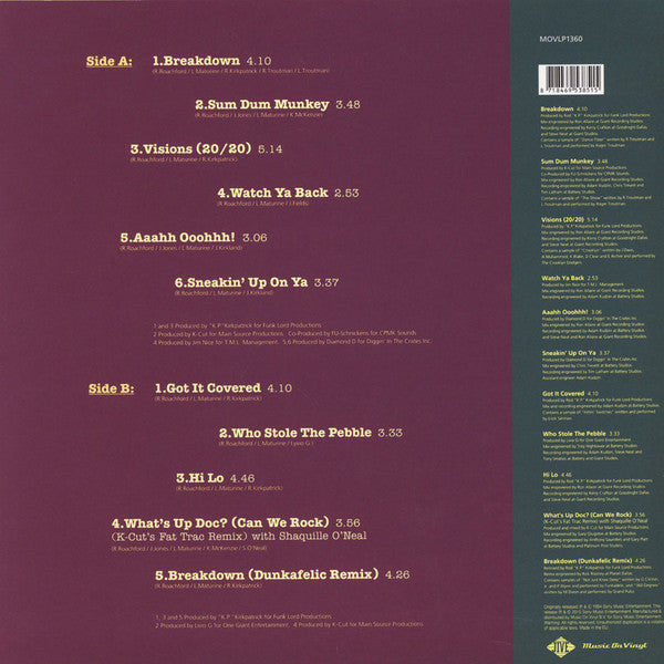 Fu-Schnickens : Nervous Breakdown (LP, Album, RE)