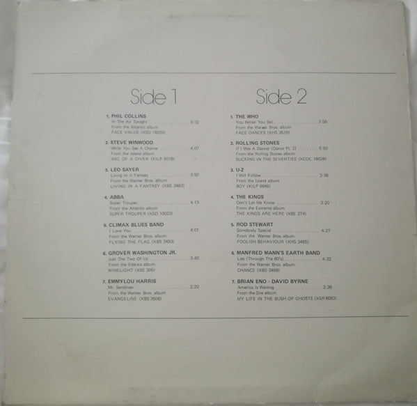 Various : WEA Sampler Volume 3 (LP, Comp, Promo)