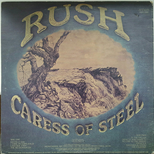 Rush : Caress Of Steel (LP, Album, RE, Gat)