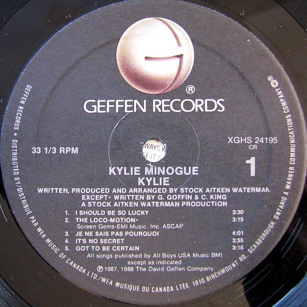 Kylie Minogue : Kylie (LP, Album)