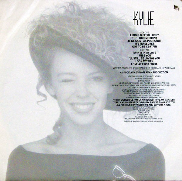 Kylie Minogue : Kylie (LP, Album)