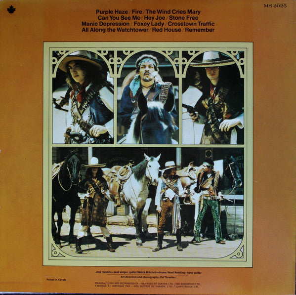 The Jimi Hendrix Experience : Smash Hits (LP, Comp)