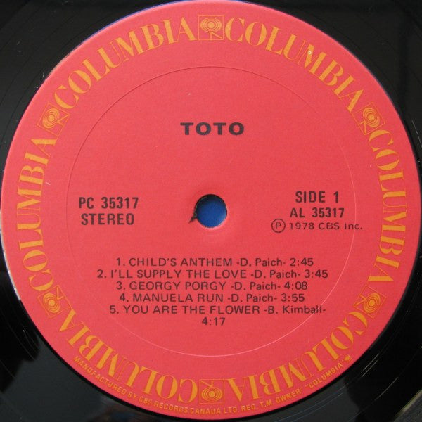 Toto : Toto (LP, Album)