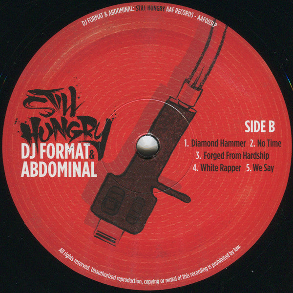 DJ Format & Abdominal : Still Hungry (LP, Album)