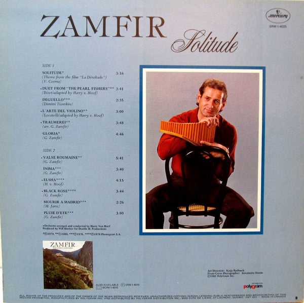 Gheorghe Zamfir : Solitude (LP, Comp)