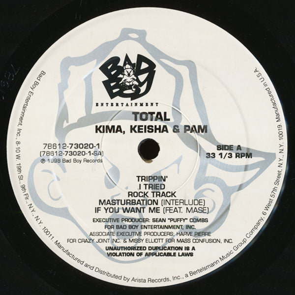 Total : Kima, Keisha & Pam (2xLP, Album)